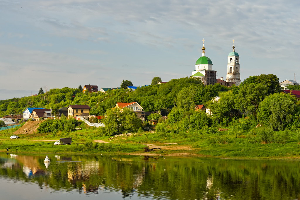 Поход по Оке на моторной лодке: участки, мели и интересные места